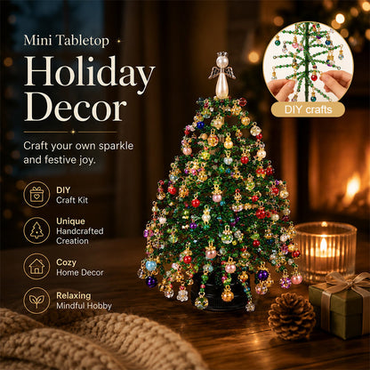 DIY Beaded Christmas Tree Kit – 🎅Create Your Own Sparkling Holiday Decoration