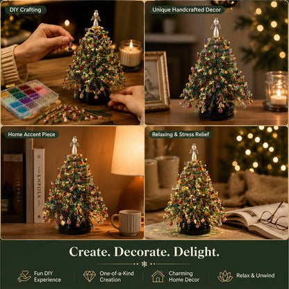 DIY Beaded Christmas Tree Kit – 🎅Create Your Own Sparkling Holiday Decoration