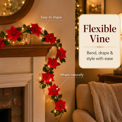 Everlasting   Poinsettia Holiday Vine🌻🌼
