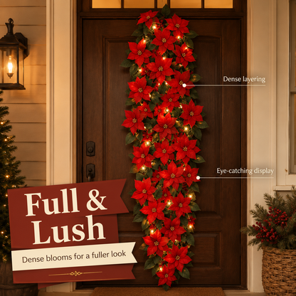 Everlasting   Poinsettia Holiday Vine🌻🌼