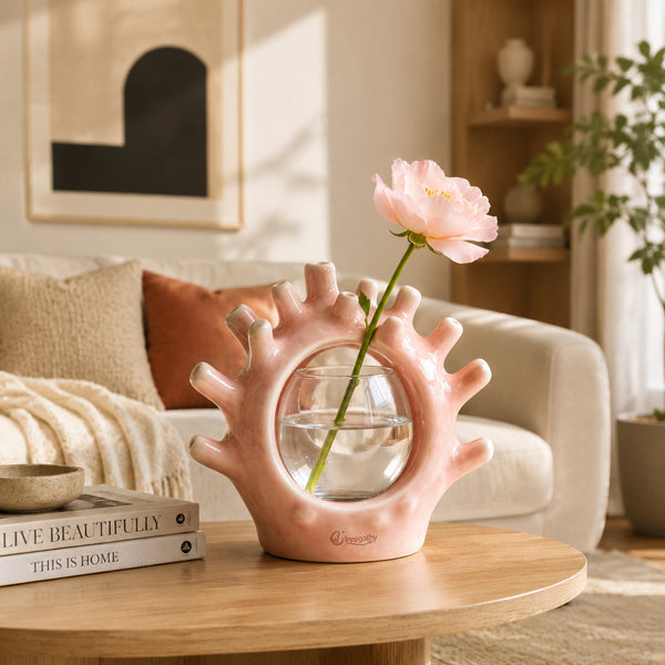 Inregathy Coral Reef Ceramic Vase