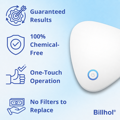 Billhol®  Portable O₃ Odor Removal Machiner | Smoke, Pet, Kitchen & Car Odor Treatment