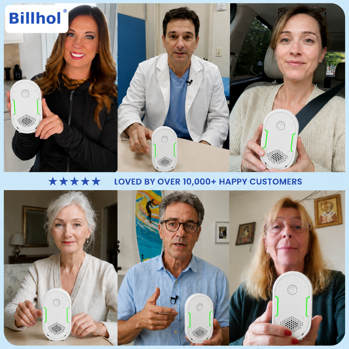 Billhol®  Portable Odor Removal Machiner | Smoke, Pet, Kitchen & Car Odor Treatment🐿️