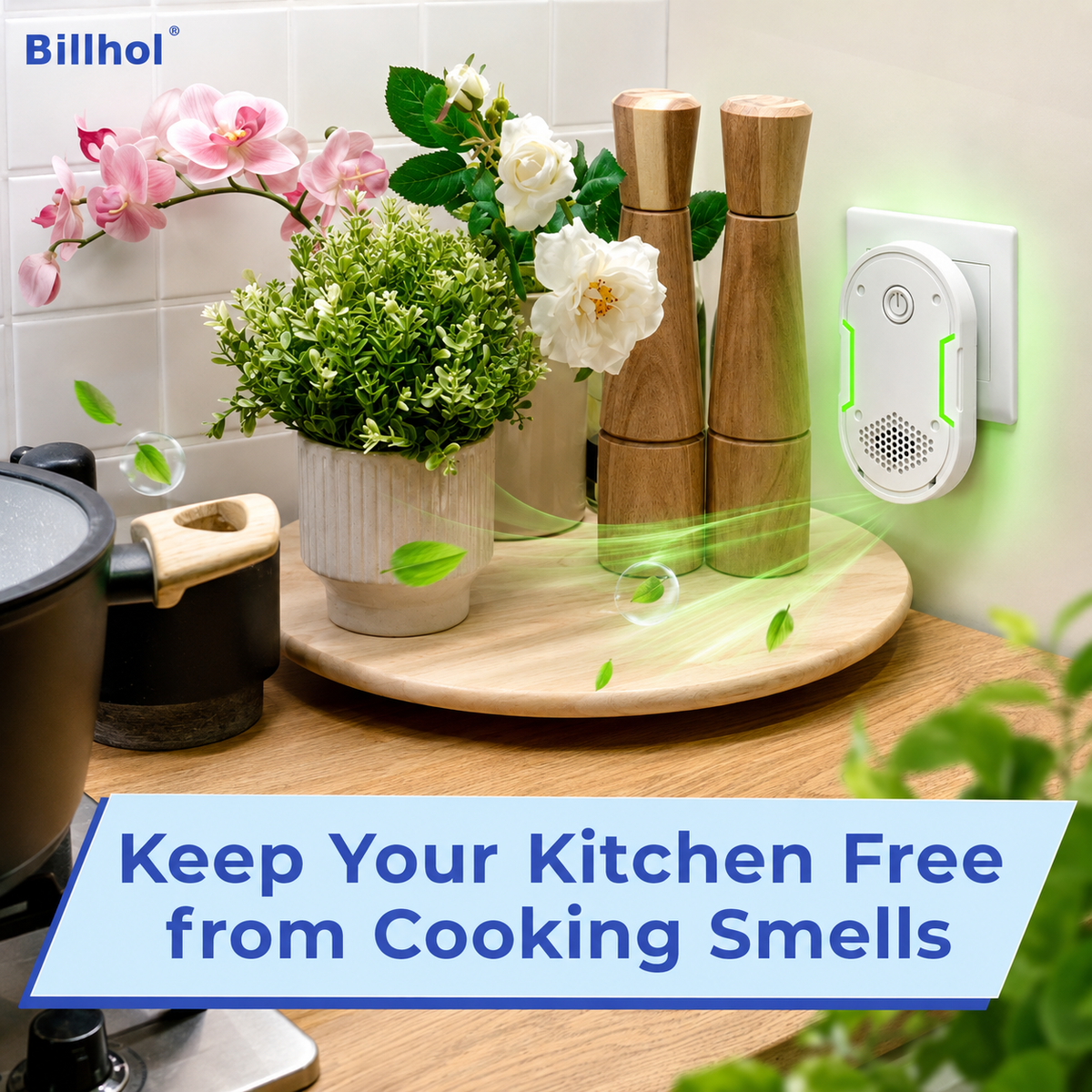 Billhol®  Portable Odor Removal Machiner | Smoke, Pet, Kitchen & Car Odor Treatment🐿️