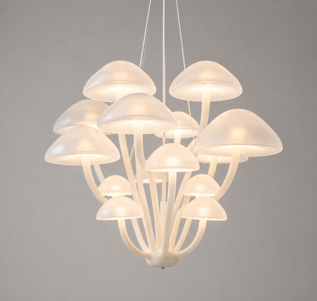 Mushroom Cluster Pendant Light
