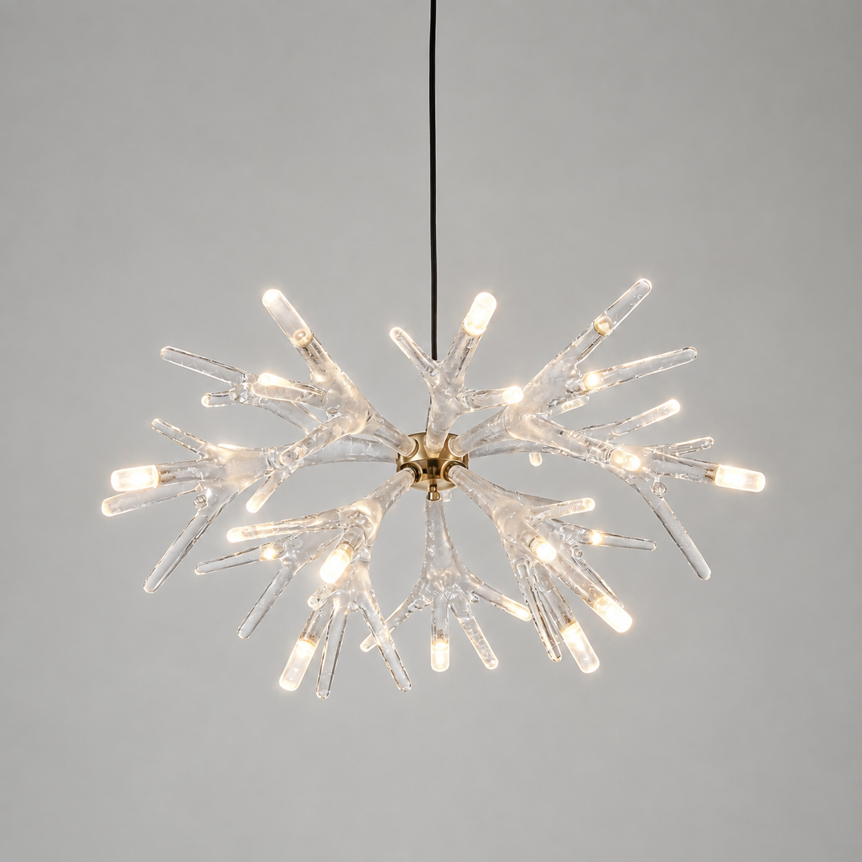 Crystal Branch Coral Chandelier
