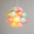 Color Building Block Cube Pendant Light