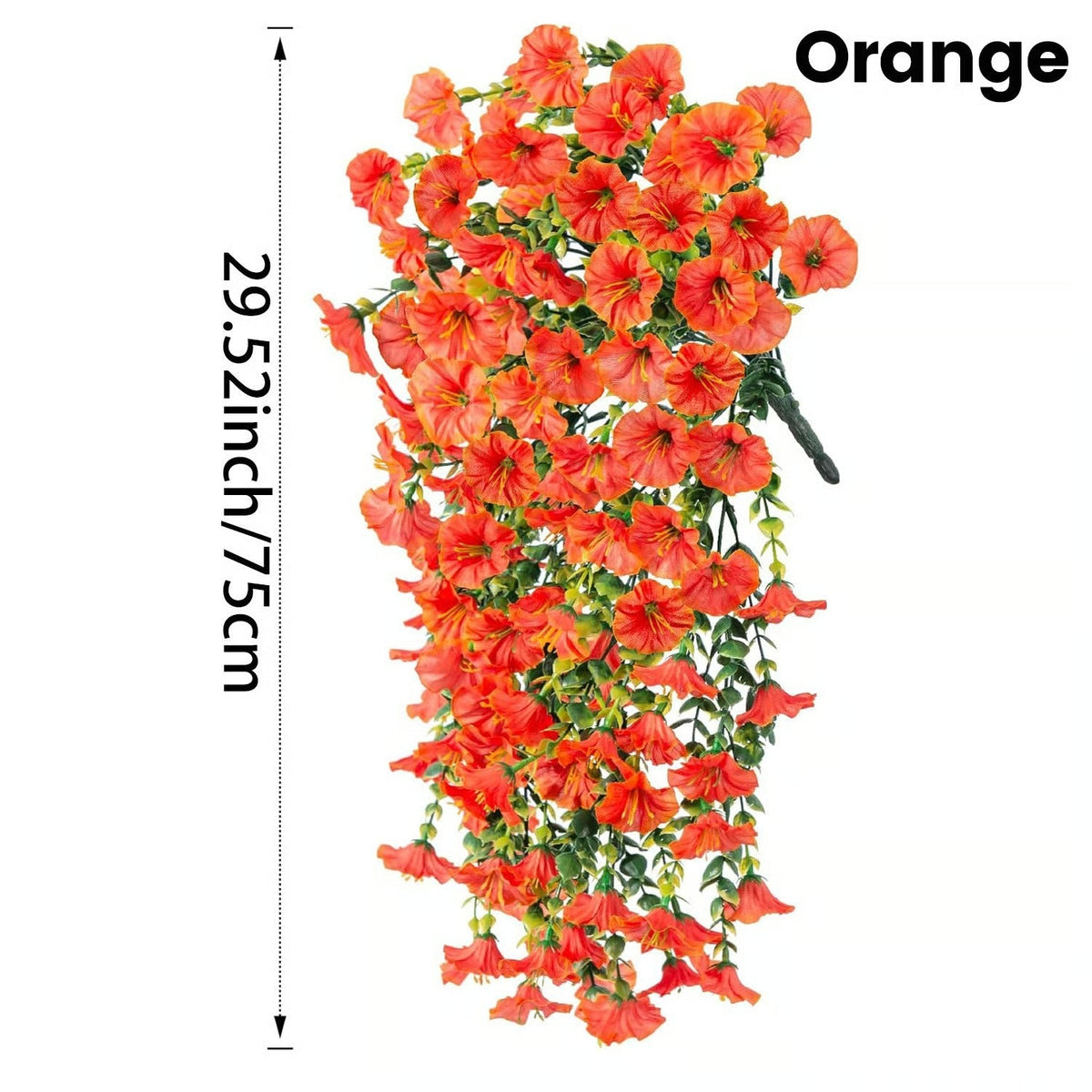 Artificial Morning Glory Hanging Vine Fake Wall Decor Flowers