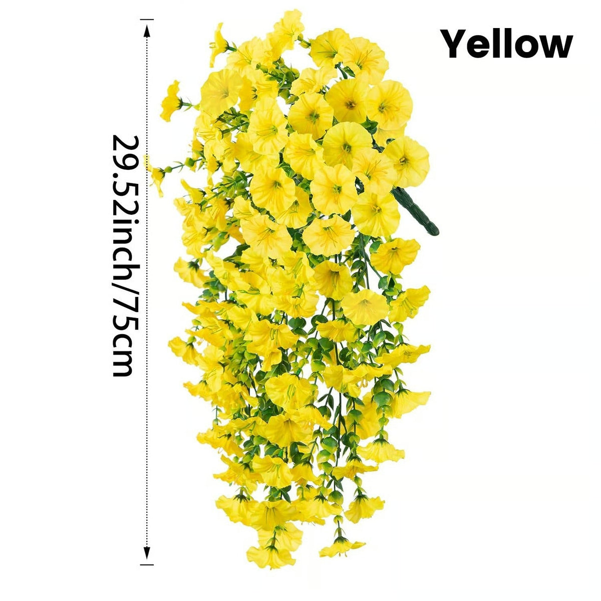 Artificial Morning Glory Hanging Vine Fake Wall Decor Flowers