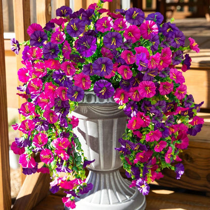 Artificial Morning Glory Hanging Vine Fake Wall Decor Flowers