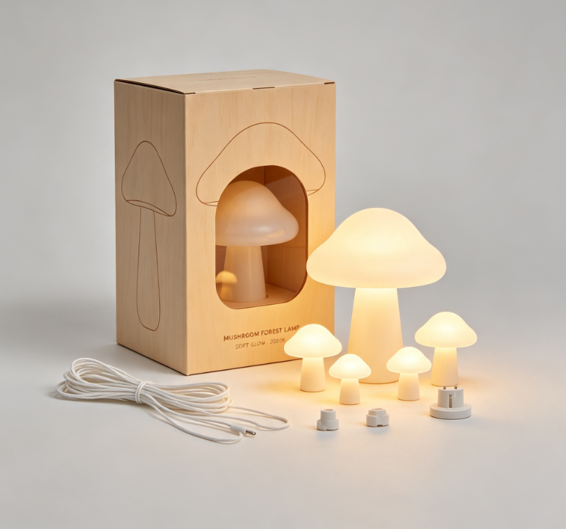 Mushroom Cluster Pendant Light