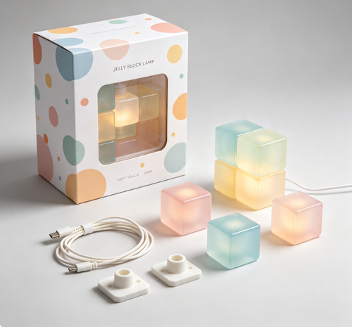 Color Building Block Cube Pendant Light